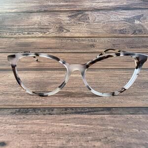 DKNY DK5003 Eyeglasses Womens 53mm Cat Eye Gray‎ Tortoise Frame Designer Modern